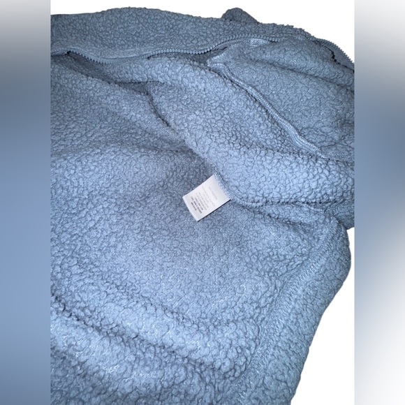 Aeropostale Cozy‎ Blue Sherpa Hoodie - Picture 5 of 8
